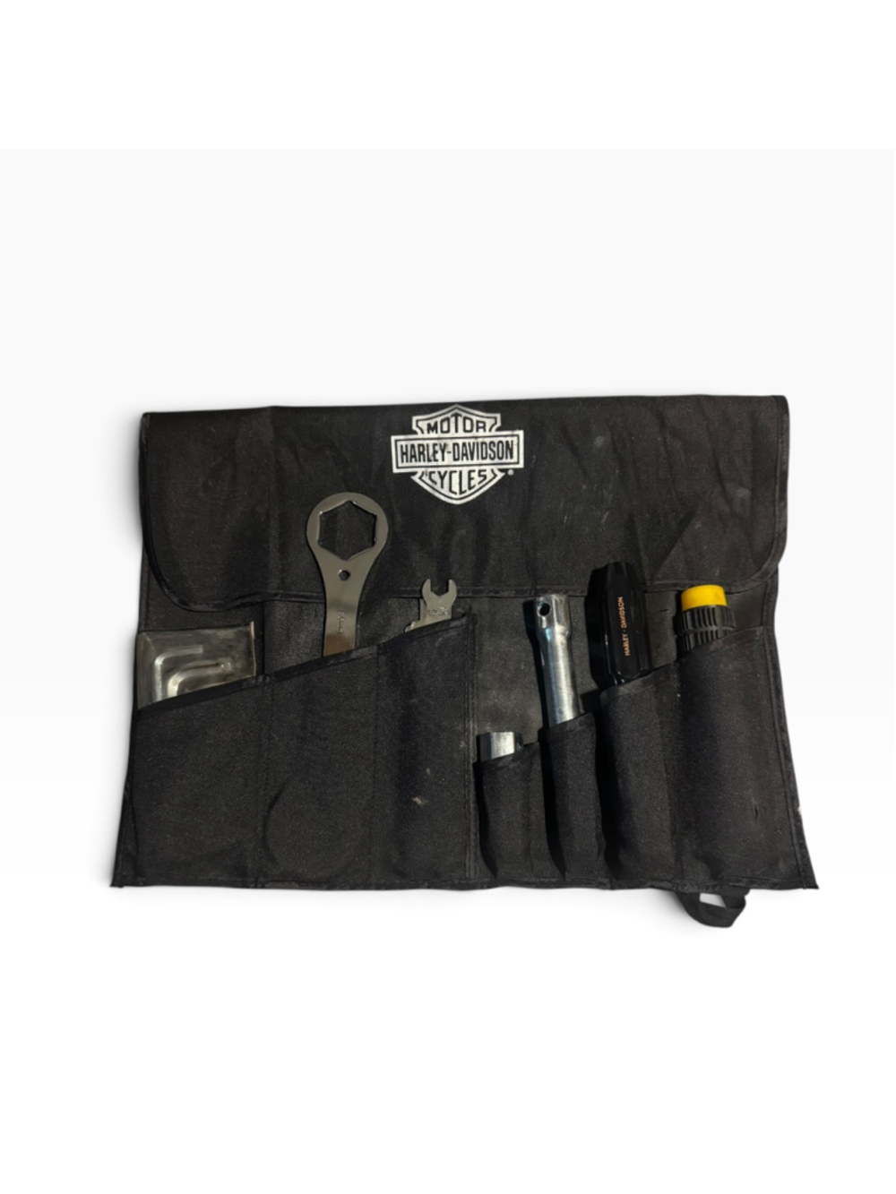 Harley-Davidson Tool Roll Kit One Size Black Silver Genuine Oem Motorcycle Tools